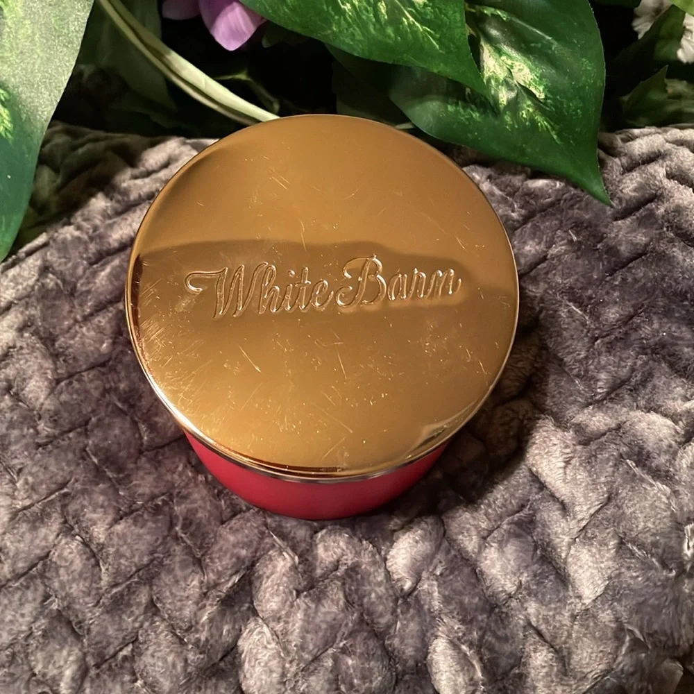 New Bath & Body GIFTABLE~STRAWBERRY 🍓POUND CAKE 3 Wick Clean Burning Candle Hmmm
